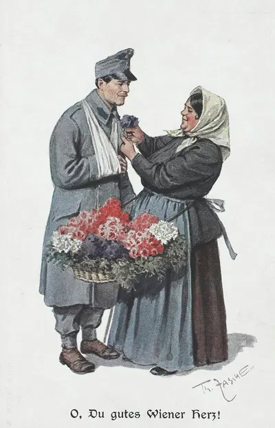 O, Du gutes Wiener Herz! by Theodor Zasche, 1915-1916 — digital art print download