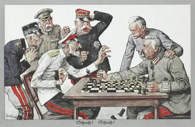 Schach! Schach! by Theodor Zasche, 1915 — digital art print download