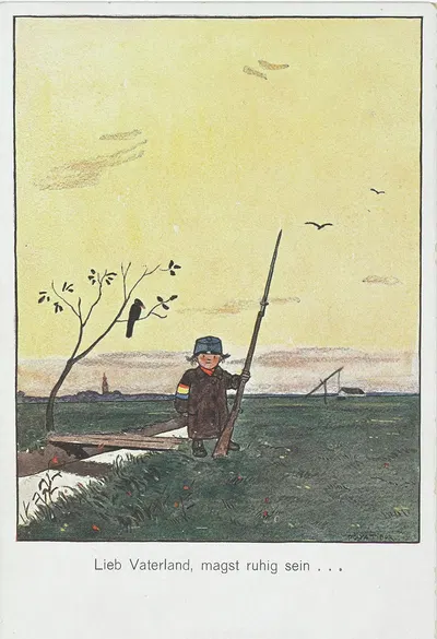 Lieb Vaterland, magst ruhig… by Wiener Rotophot-Gesellschaft, Blüh & Co., 1914–1915 — digital art print download