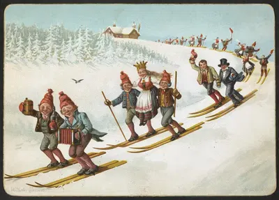 Юмористический рождественский мотив by Вильгельм Ларсен — digital art print download