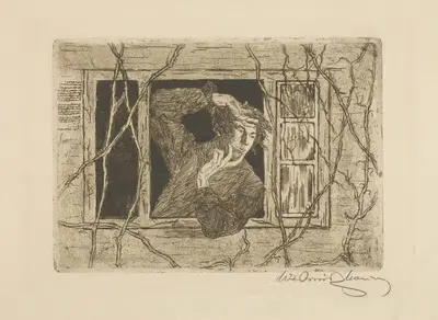 'Mrok' – Teka Graficzna nr 1 by Włodzimierz Konieczny, 1909 — digital art print download