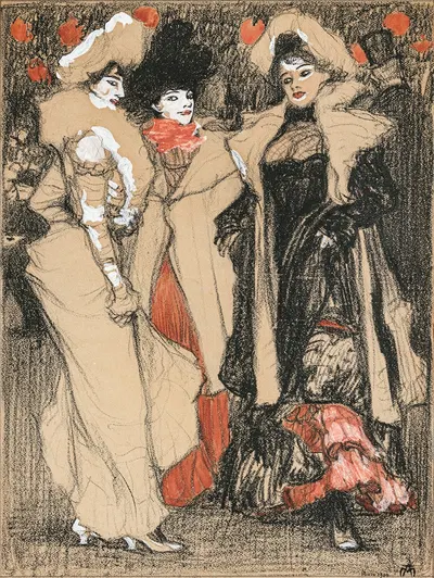 Jardin de Paris by Adolf Munzer, 1900 — digital art print download
