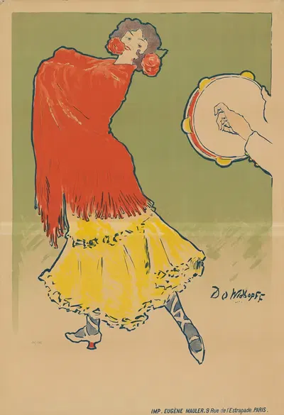 Пилар Монтеро by Давид Осипович Видхоф, 1901 — digital art print download