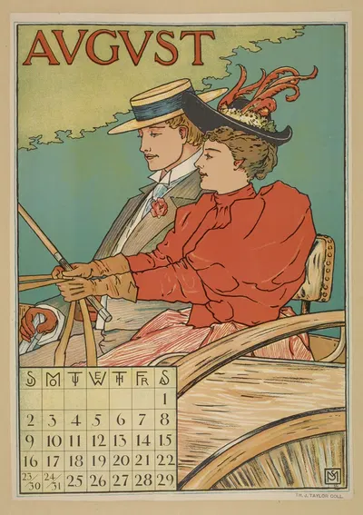 Август by Фердинанд Шайлер Мэтьюс, 1896 — digital art print download