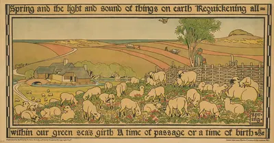 Весна by Джордж Хейвуд Моноар Сумнер, 1893 — digital art print download