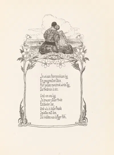 Дир. Стихи by Генрих Фогелер, 1899 — digital art print download