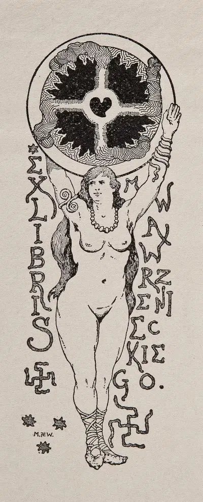 Экслибрис Мариана Вавженецкого by Мариан Вавженецкий — digital art print download