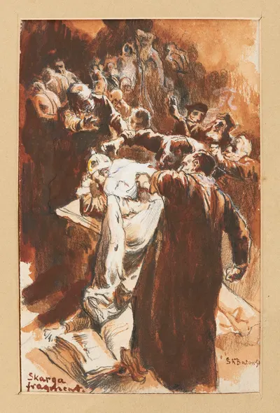 Skarga’s sermon by Stanisław Batowski-Kaczor — digital art print download
