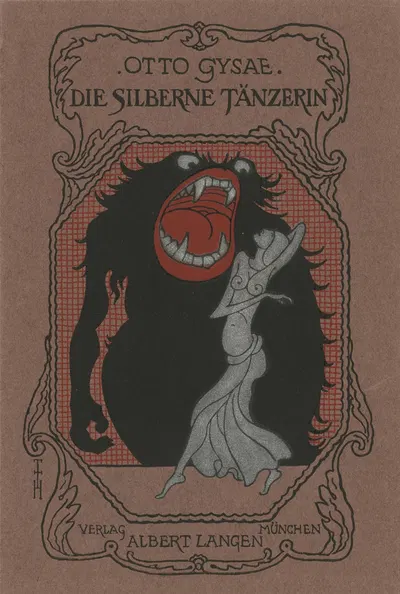 Обложка книги Отто Гизе, Серебряная танцовщица by Томас Теодор Хейн, 1908 — digital art print download