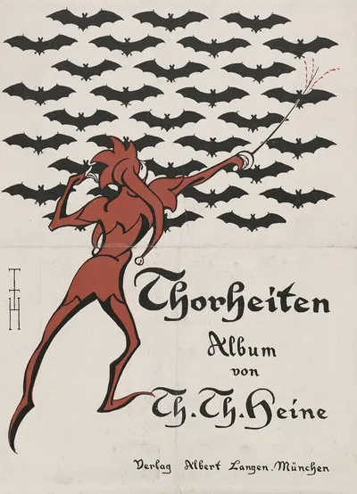 Обложка книги Томаса Теодора Хайне, Торheiten (Альбом) by Томас Теодор Хейн, 1901 — digital art print download