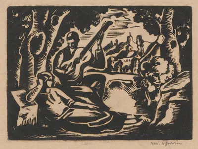 Отдых by Вацлав Вансович, 1930 — digital art print download