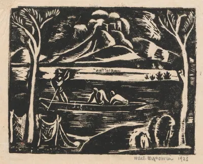 Рыбаки by Вацлав Вансович, 1923 — digital art print download