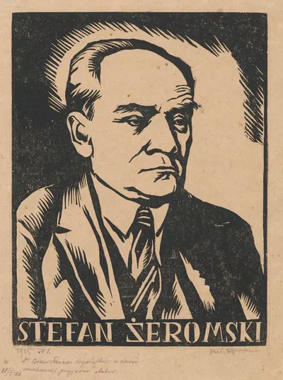 Стефан Жеромский by Вацлав Вансович, 1925 — digital art print download