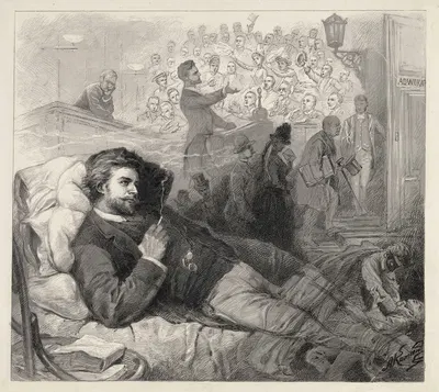 Сны после финального экзамена юриста by Антоний Каменьский, 1889 — digital art print download