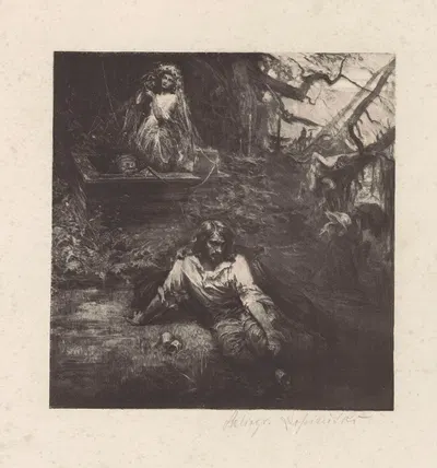 Заколдованная весна by Антоний Каменьский, 1902 — digital art print download