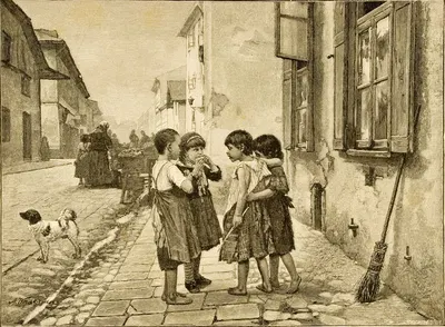 On the Street by Antoni Kozakiewicz — digital art print download