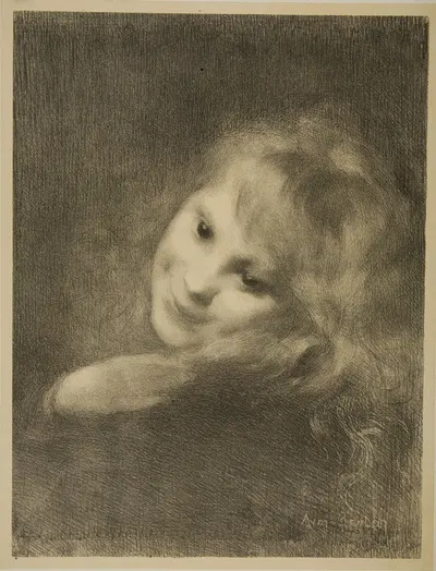 Смешливая by Арман Берто, 1897 — digital art print download