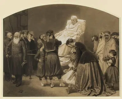 Перед статуей Наполеона. by Артур Гроттгер, 1867 — digital art print download