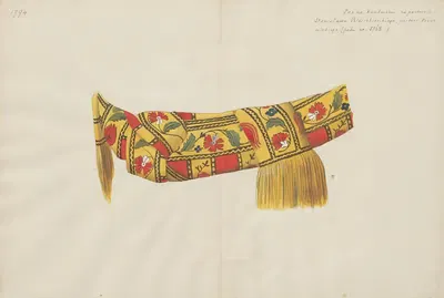 Контушный пояс с портрета Станислава Бесиекиерского около 1794 года by Богдан Люциан Маркони, 1915-1916 — digital art print…