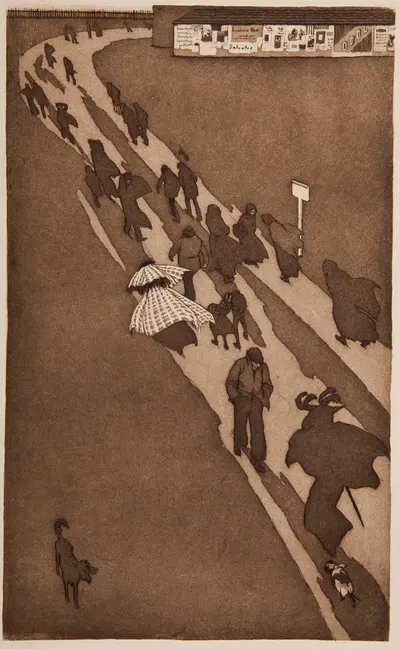 Ноябрь by Евген Кирхнер, 1896 — digital art print download