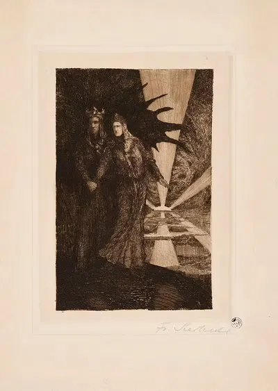 На краях горизонта by Францишек Седлецкий, 1902 — digital art print download