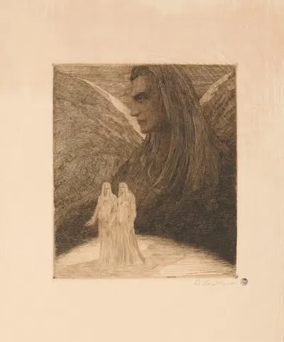 Тоска by Францишек Седлецкий, 1902 — digital art print download