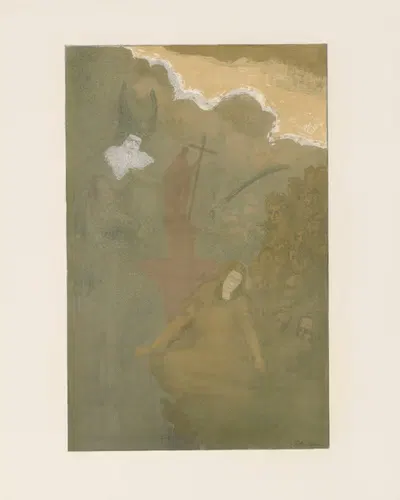 Колонна Зигизмунда ночью by Францишек Седлецкий, 1906 — digital art print download