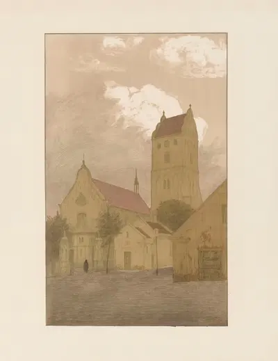 Церковь Святой Марии by Францишек Седлецкий, 1906 — digital art print download