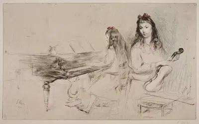 Дуэт by Гюстав Лёотр, 1896 — digital art print download