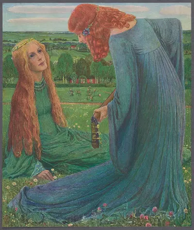 Благовещение by Генрих Фогелер, 1907 — digital art print download