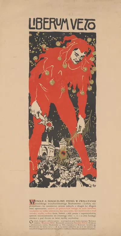 Либерум Вето by Генрик Узиембло, 1904 — digital art print download
