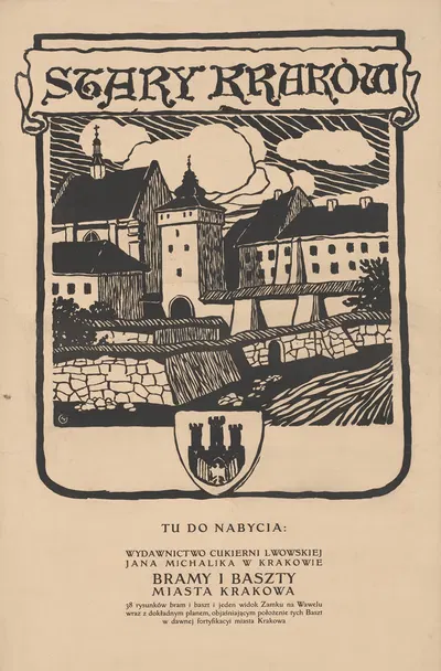Stary Kraków by Henryk Uziembło, 1905 — digital art print download