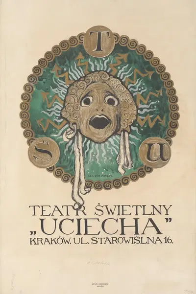 Театр Света 'Утиха' by Генрик Узиембло, 1912 — digital art print download