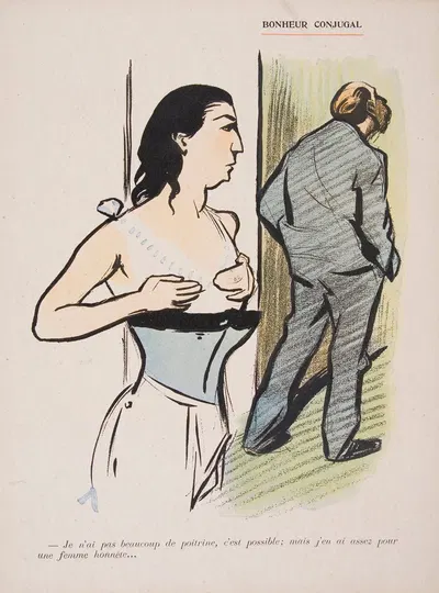 Bonheur conjugal by Hermann-Paul, 1902 — digital art print download