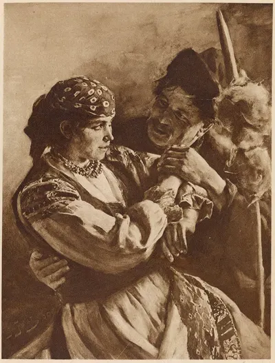 Залоты охотника by Юлиан Фалат, 1890 — digital art print download