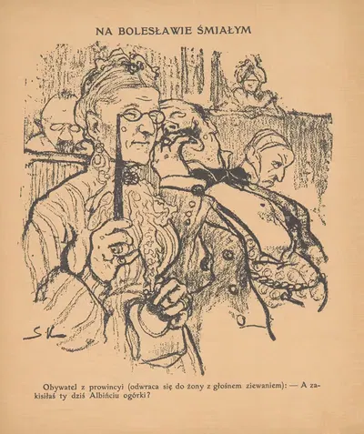 О Болеславе Смелом by Казимеж Сихульский, 1903 — digital art print download