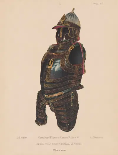 Armour of King Stephen Báthory in Vienna by Leon Dembowski, 1855 - 1858 — digital art print download