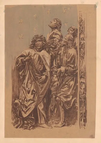 Апостолы с алтаря Вейта Штосса by Леон Вычулковский, 1927 — digital art print download