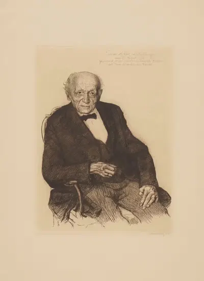 Эдуард Целлер by Леопольд фон Калькреут, 1906 — digital art print download