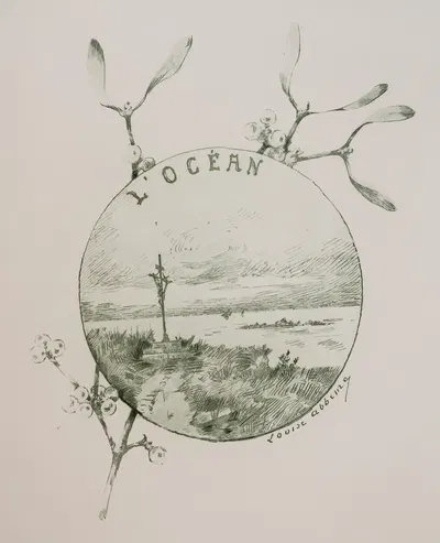 Океан by Луиза Аббема, 1895 — digital art print download