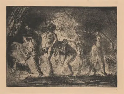 Танец ведьм by Макс Слевогт, 1903 — digital art print download