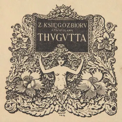 Ekslibris Stanisława Thugutta (1873-1941) by Mikołaj Wisznicki, 1873-1941 — digital art print download