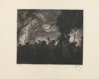 Рабочий войны by Оскар Граф, 1914-1915 — digital art print download