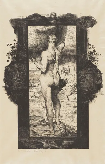 Геркулес и Атлас by Отто Грейнер, 1892 — digital art print download