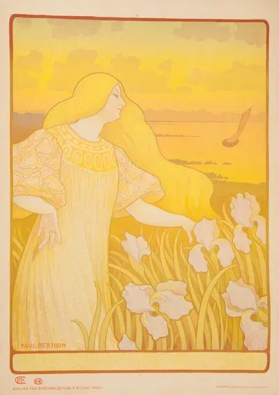 Общество друзей искусств Манша by Поль Бертон, 1899 — digital art print download