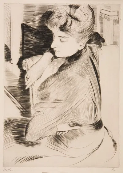 Медитация by Поль Сезар Элью, 1894 — digital art print download
