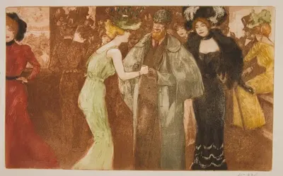 Англичанин на Фоли-Бержере by Ричард Ранфт, 1899 — digital art print download