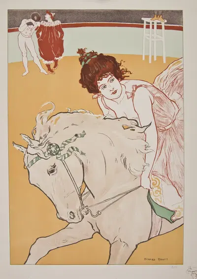 Всадница by Ричард Ранфт, 1898 — digital art print download
