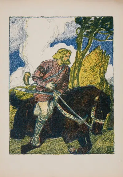 День детей by Роберт Энгелс, 1914 — digital art print download