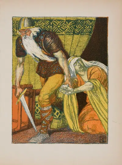 Сцена насилия by Роберт Энгелс, 1914 — digital art print download